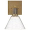 Access Lighting Port Nine Martini, Martini LED Wall Sconce, Antique Brushed Brass Finish, Seeded Glass 63143LEDD-ABB/SDG - alternate 3